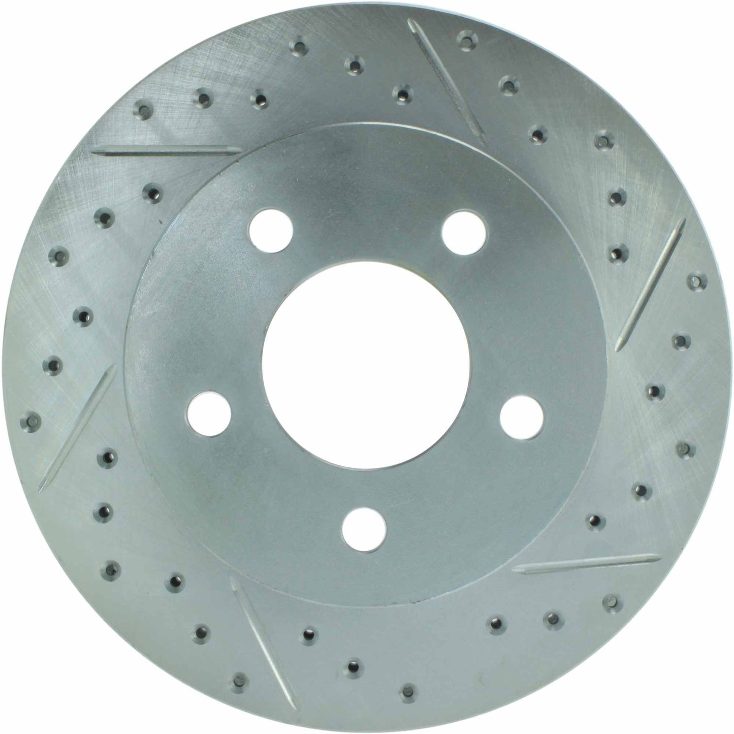 StopTech Select Sport Drilled And Slotted Brake Rotor; Front Left