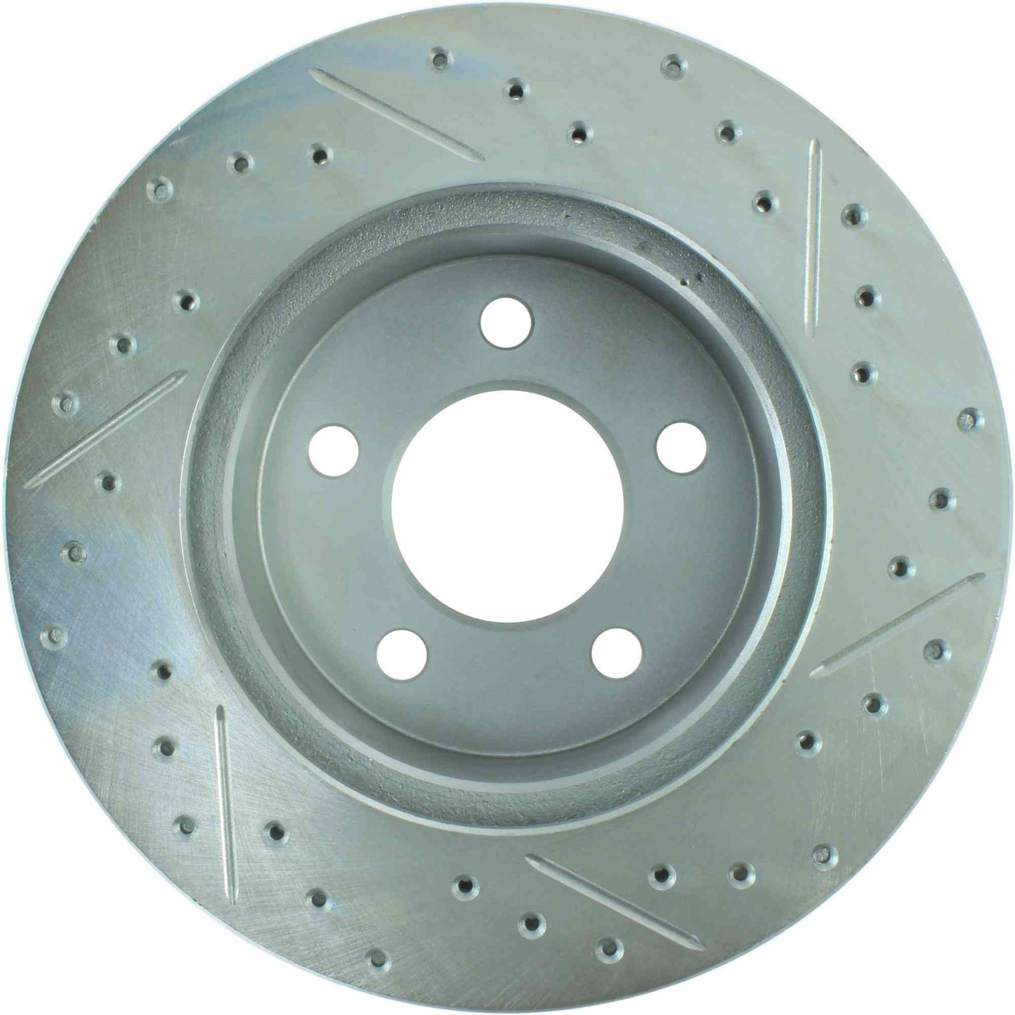 StopTech Select Sport Drilled And Slotted Brake Rotor; Front Right