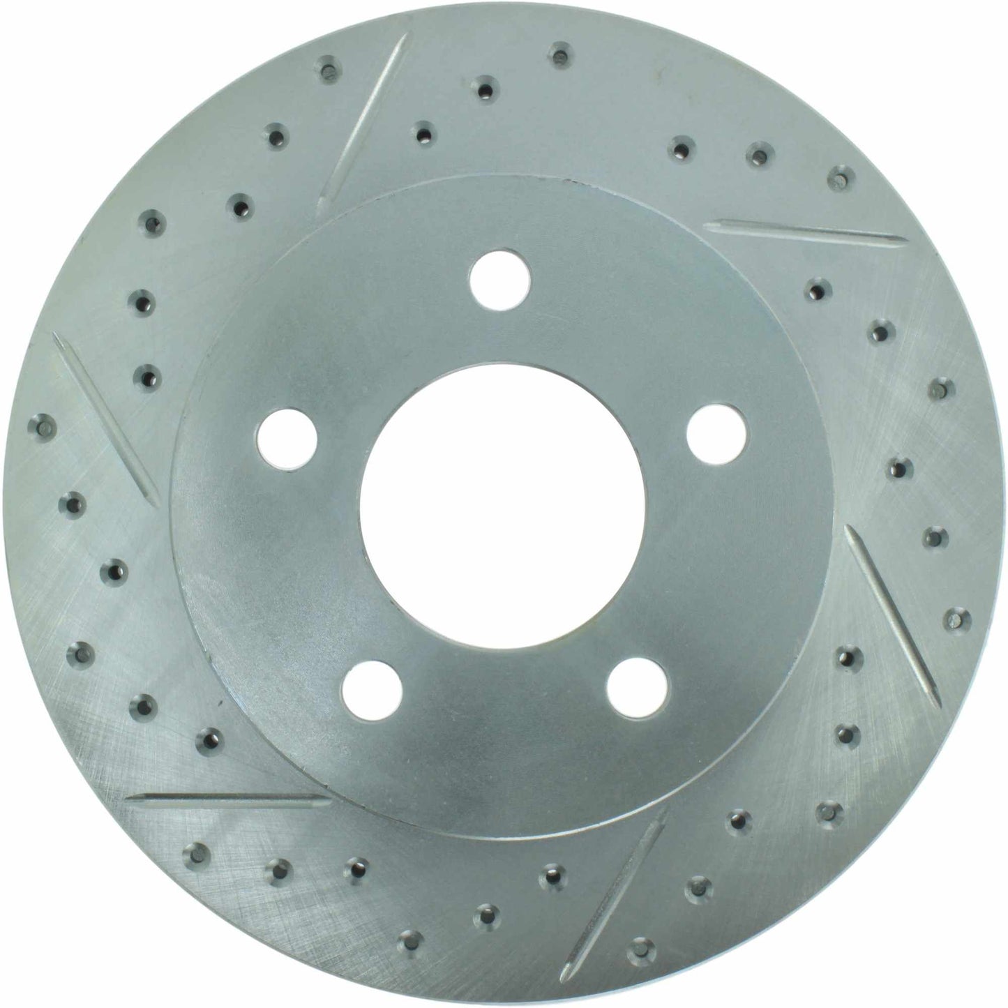 StopTech Select Sport Drilled And Slotted Brake Rotor; Front Right