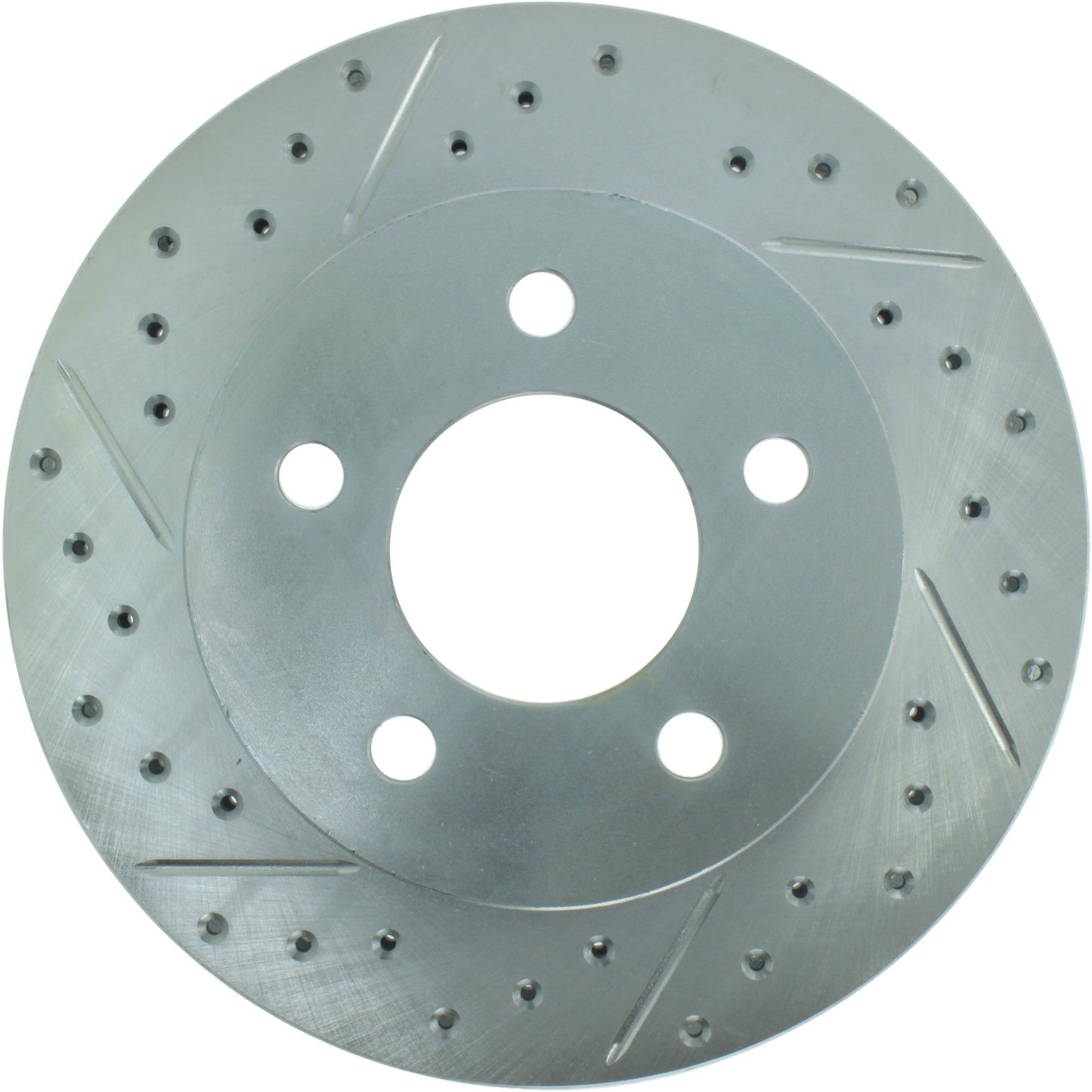StopTech Select Sport Drilled And Slotted Brake Rotor; Front Right