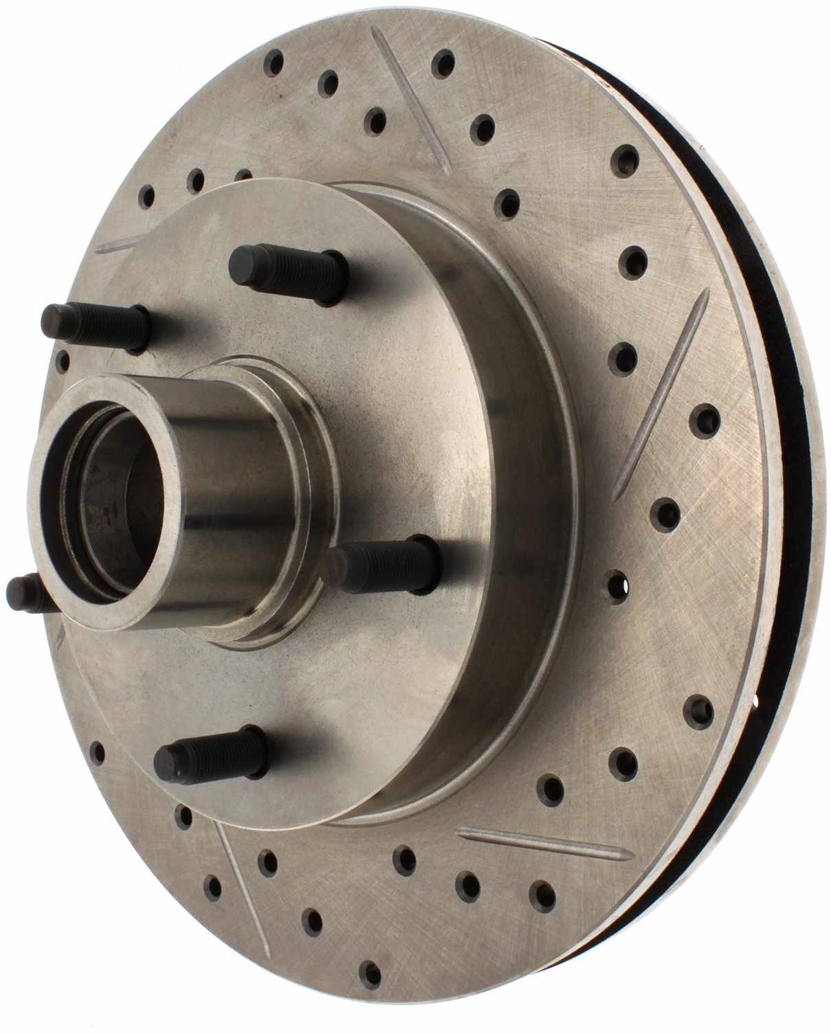 StopTech Select Sport Drilled And Slotted Brake Rotor; Front Left