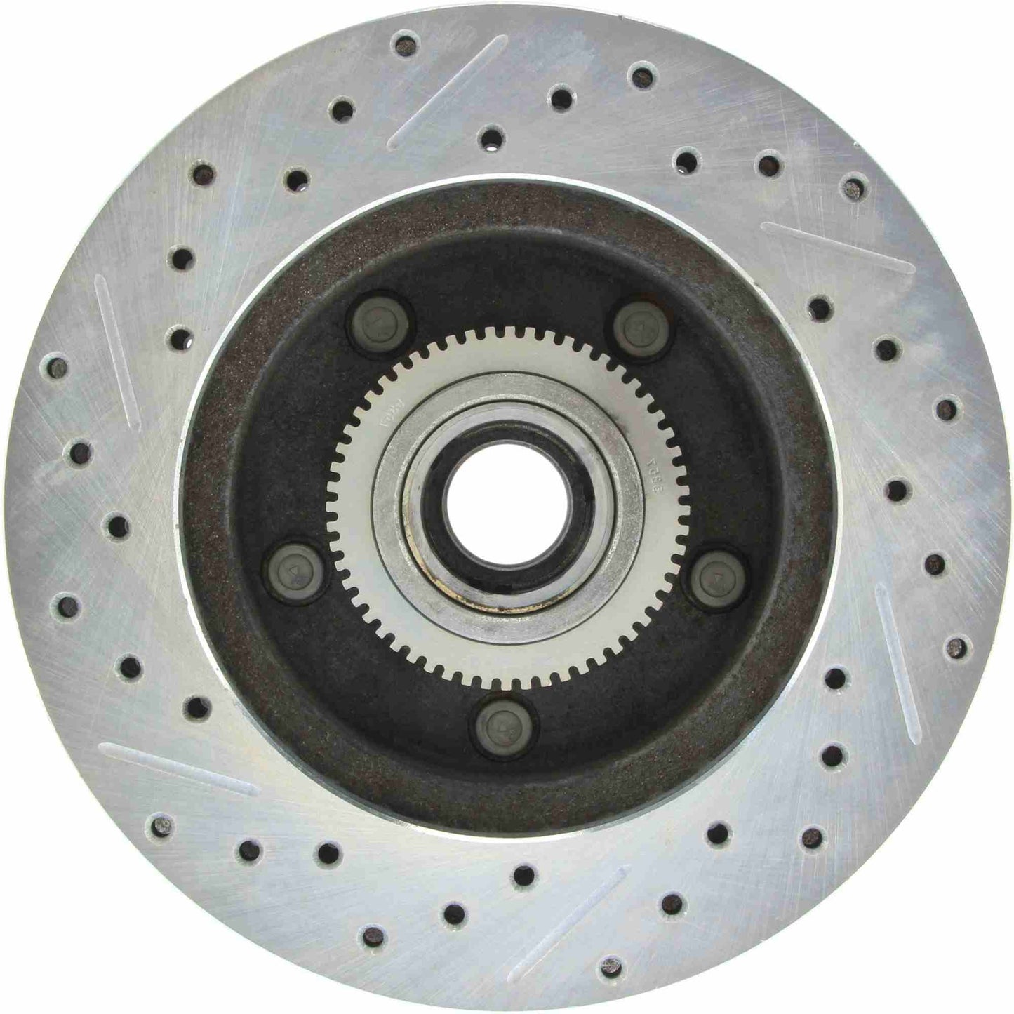 StopTech Select Sport Drilled And Slotted Brake Rotor; Front Left