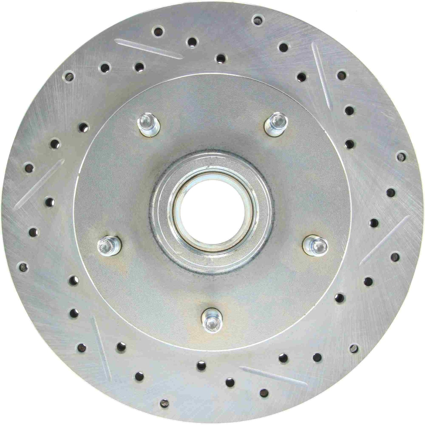 StopTech Select Sport Drilled And Slotted Brake Rotor; Front Left