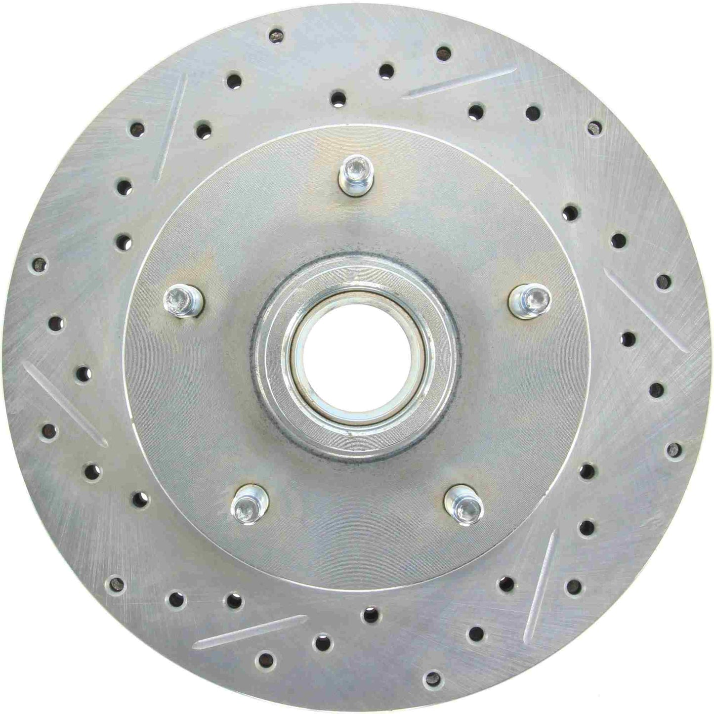 StopTech Select Sport Drilled And Slotted Brake Rotor; Front Right
