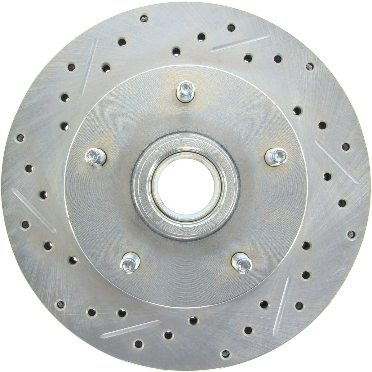 StopTech Select Sport Drilled And Slotted Brake Rotor; Front Right