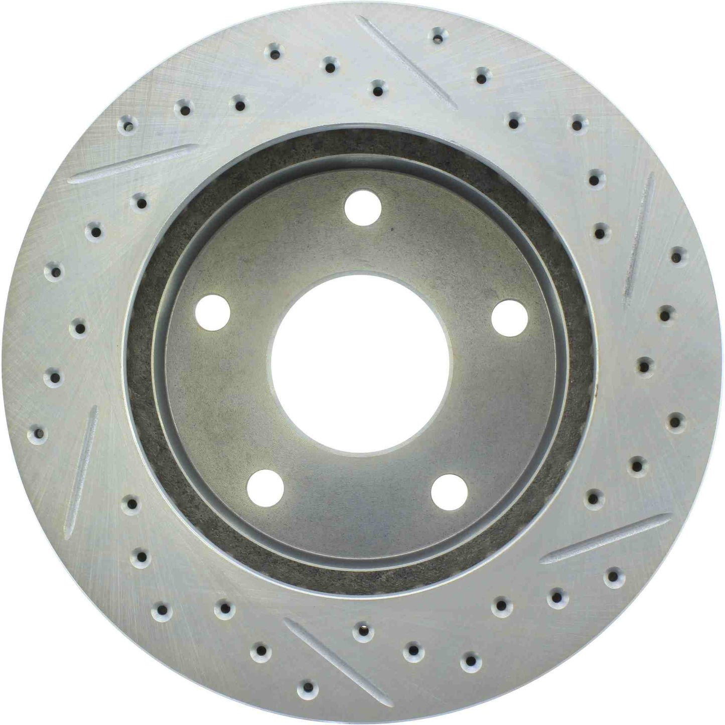 StopTech Select Sport Drilled And Slotted Brake Rotor; Front Left