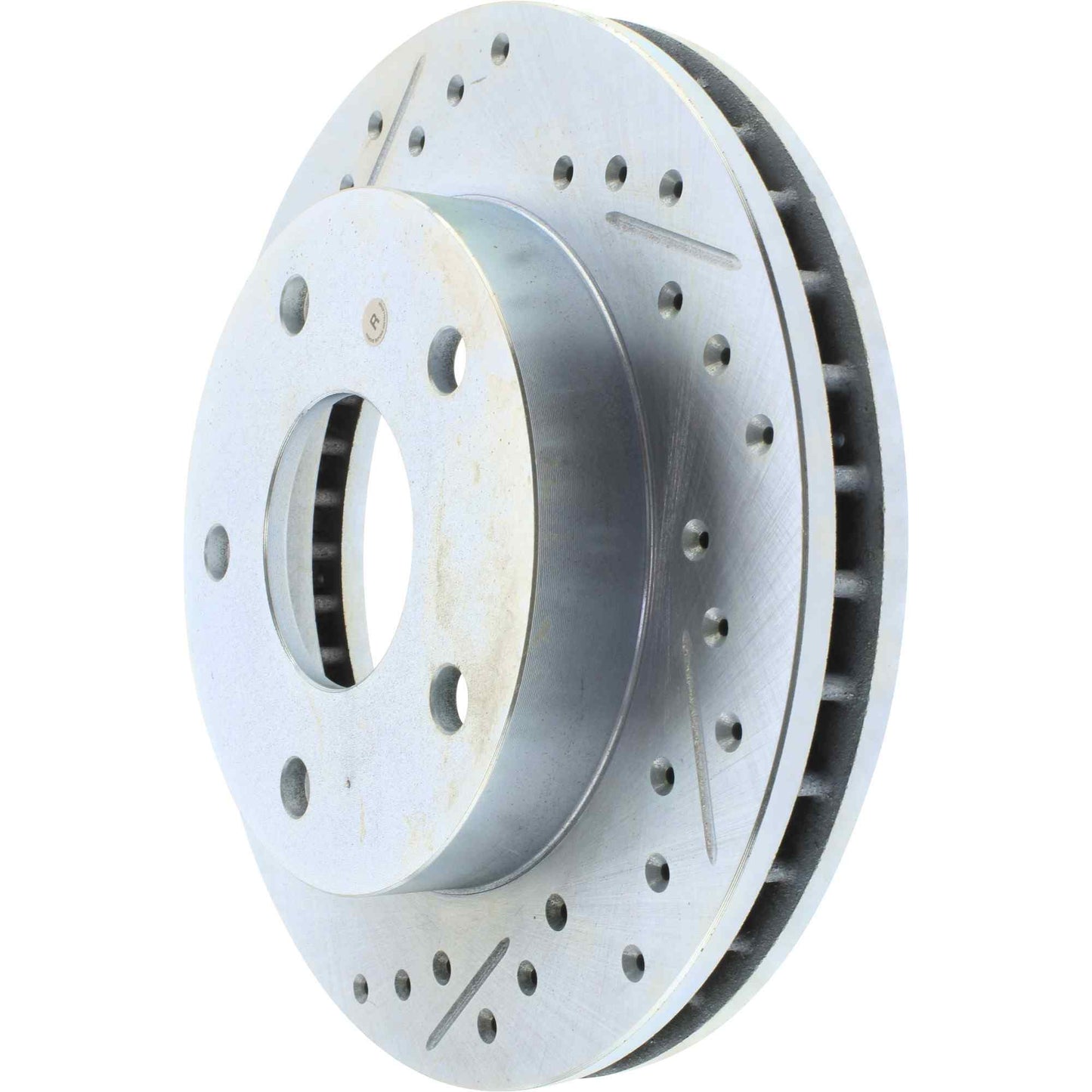 StopTech Select Sport Drilled And Slotted Brake Rotor; Front Left