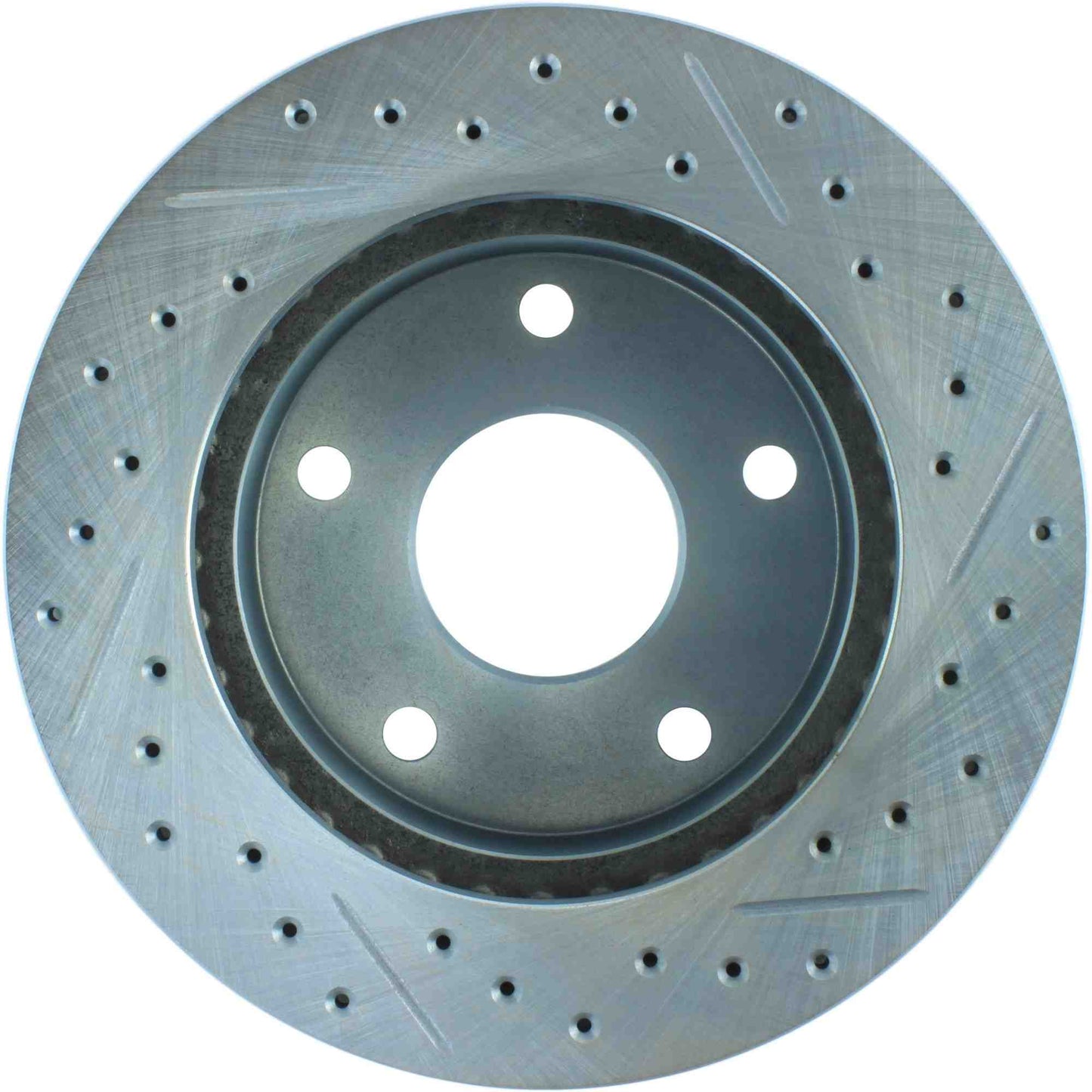 StopTech Select Sport Drilled And Slotted Brake Rotor; Front Right