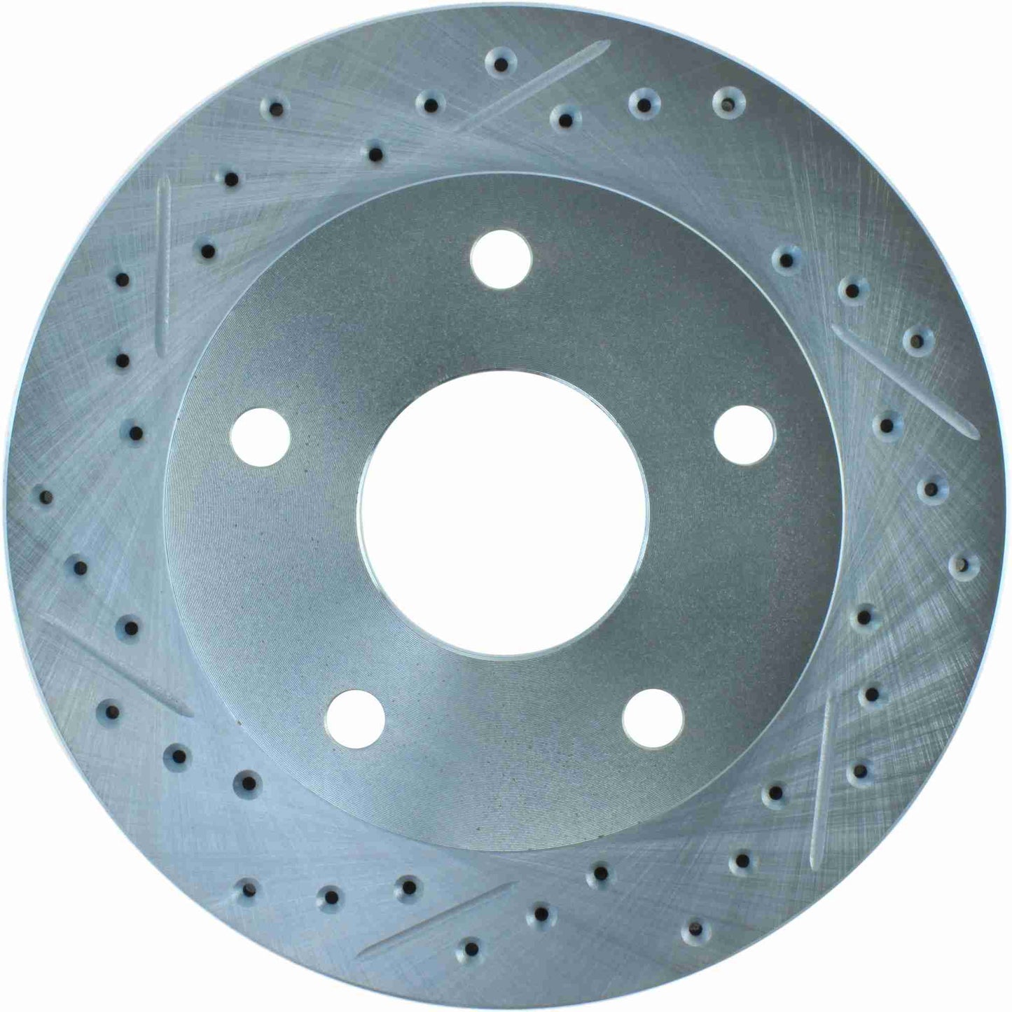 StopTech Select Sport Drilled And Slotted Brake Rotor; Front Right