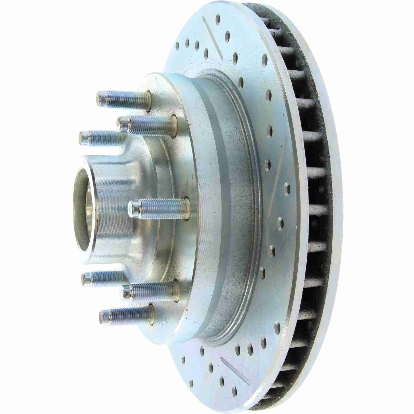 StopTech Select Sport Drilled And Slotted Brake Rotor; Front Right