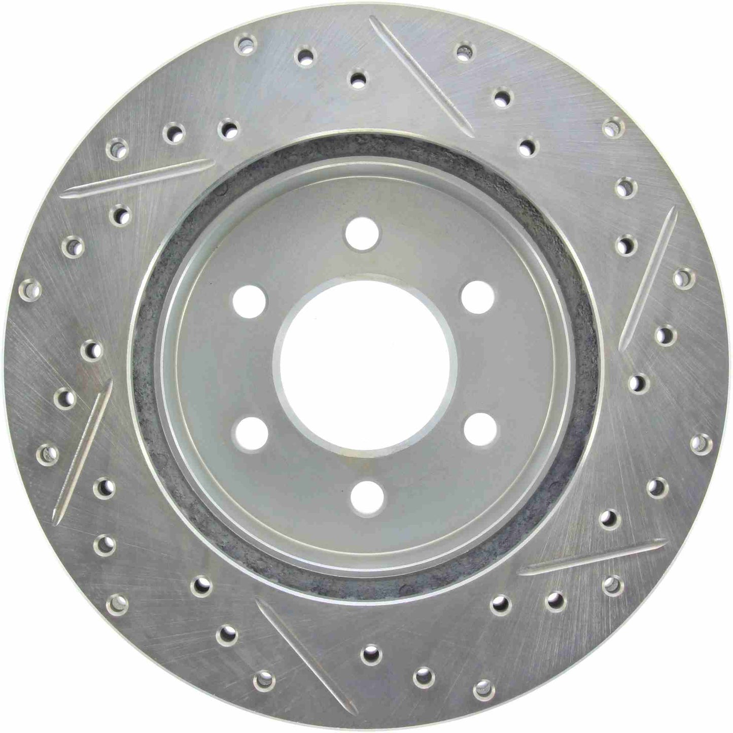 StopTech  Select Sport Drilled And Slotted Brake Rotor; Front Right