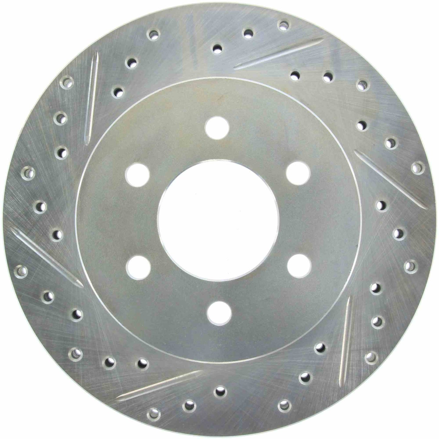 StopTech  Select Sport Drilled And Slotted Brake Rotor; Front Right