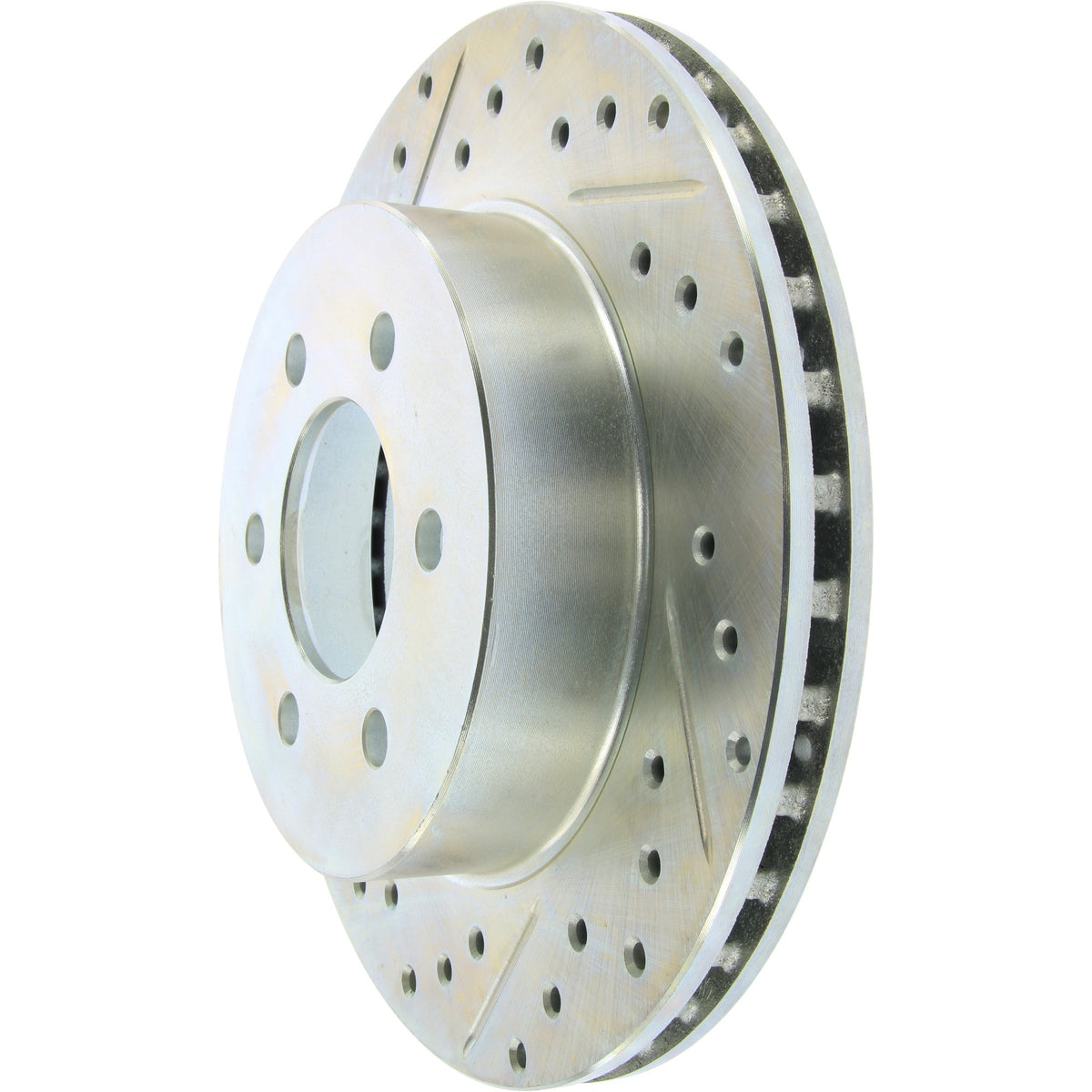 StopTech  Select Sport Drilled And Slotted Brake Rotor; Front Right