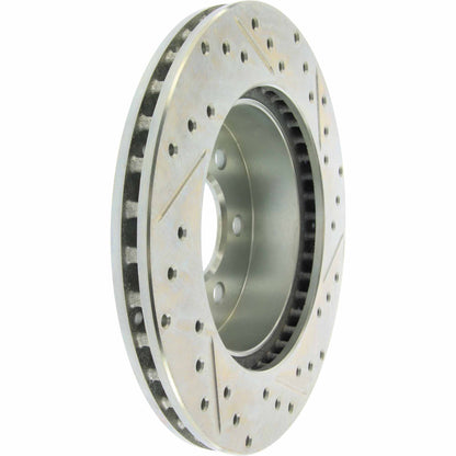 StopTech  Select Sport Drilled And Slotted Brake Rotor; Front Right