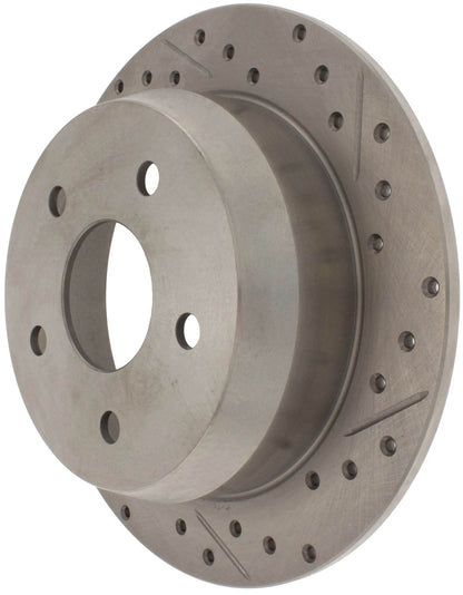 StopTech Select Sport 99-04 Jeep Grand Cherokee SportStop Slotted & Drilled Rear Left Rotor 227.67043L