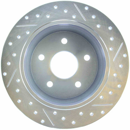 StopTech Select Sport 99-04 Jeep Grand Cherokee SportStop Slotted & Drilled Rear Right Rotor 227.67043R
