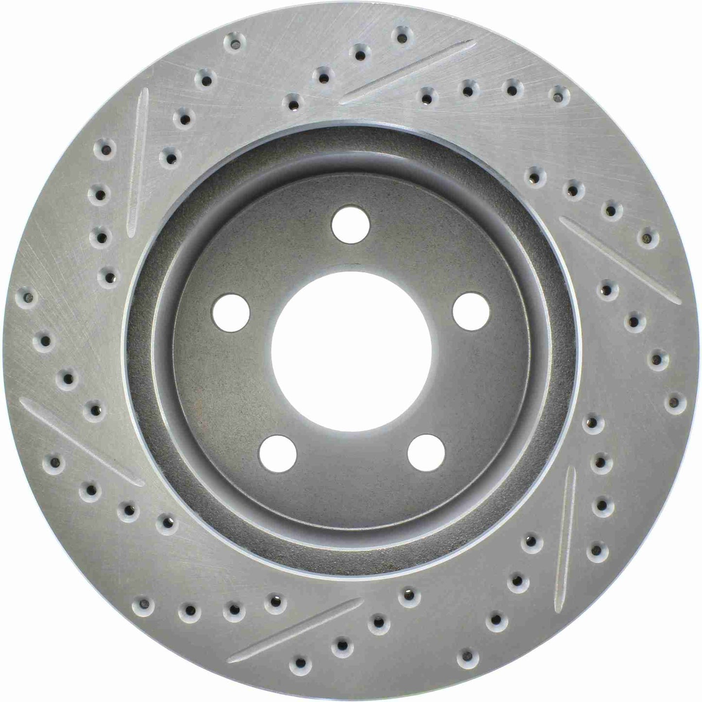 StopTech Select Sport Drilled And Slotted Brake Rotor; Front Left
