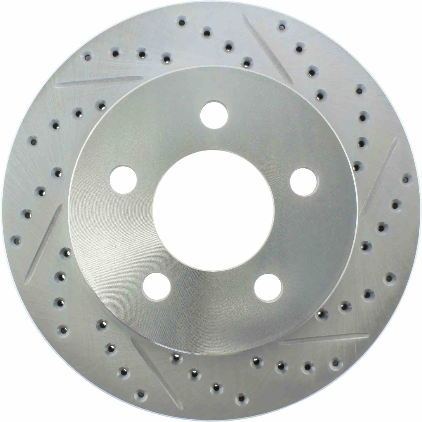 StopTech Select Sport Drilled And Slotted Brake Rotor; Front Left