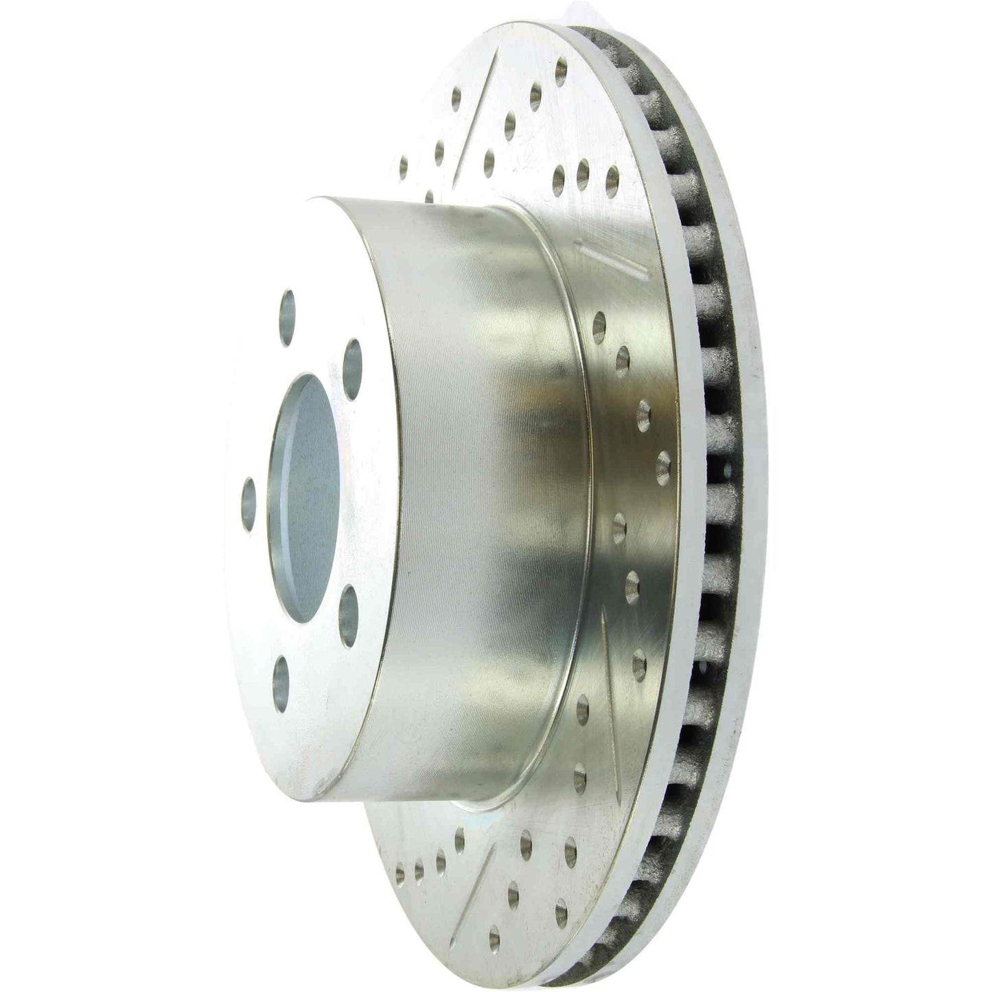 StopTech  Select Sport Drilled And Slotted Brake Rotor; Front Right
