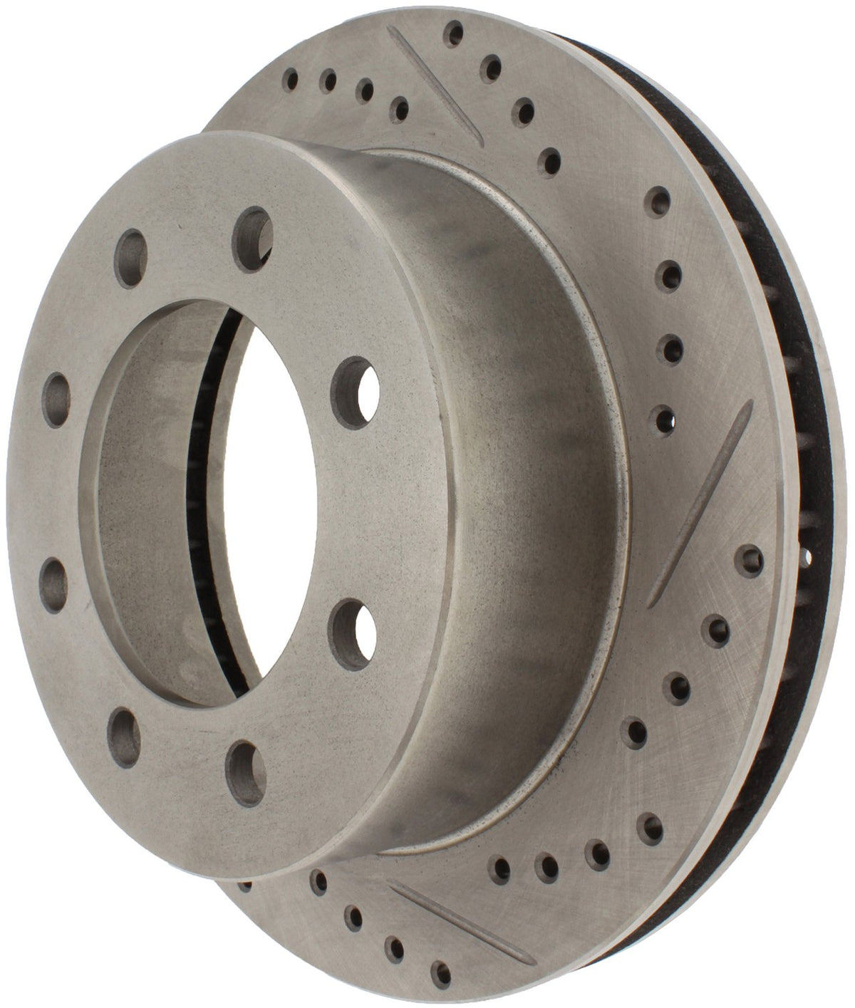 StopTech Select Sport Drilled And Slotted Brake Rotor; Front Left