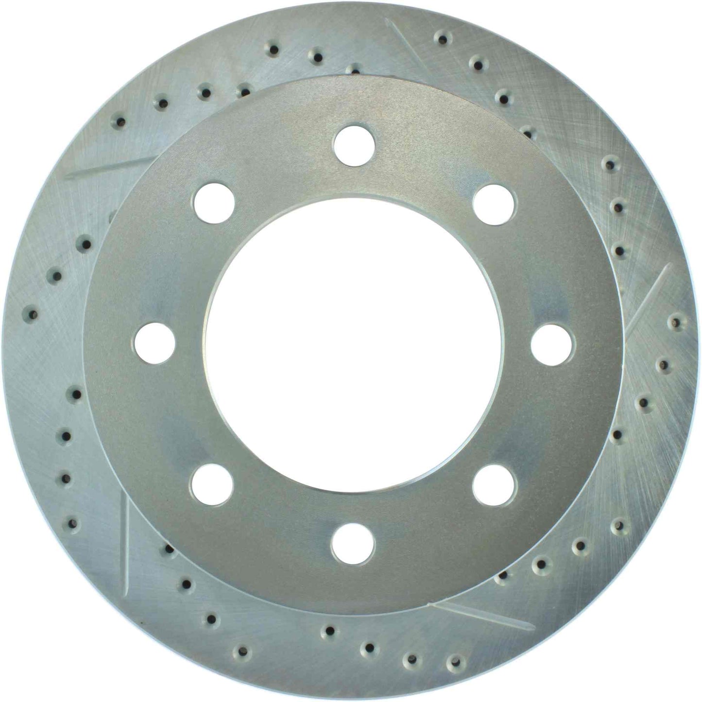 StopTech Select Sport Drilled And Slotted Brake Rotor; Front Left