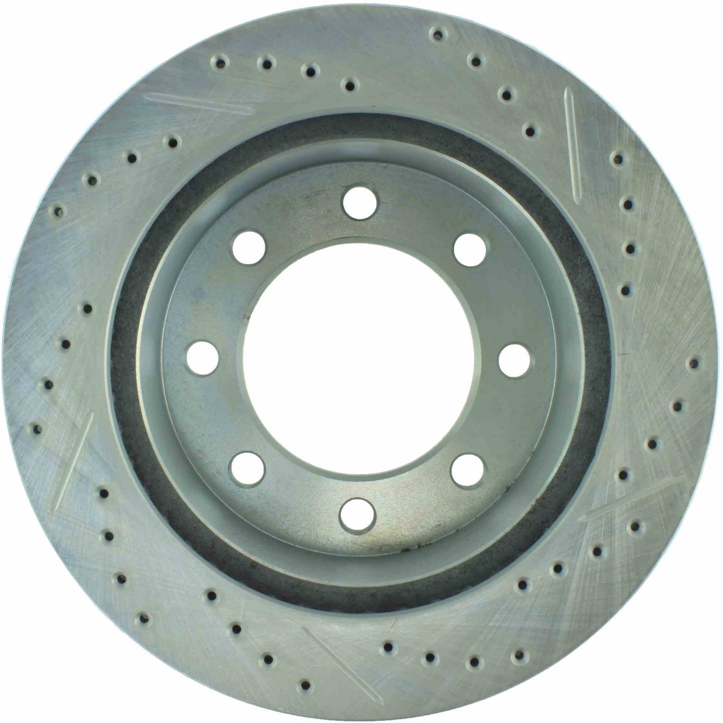 StopTech Select Sport Drilled And Slotted Brake Rotor; Front Right