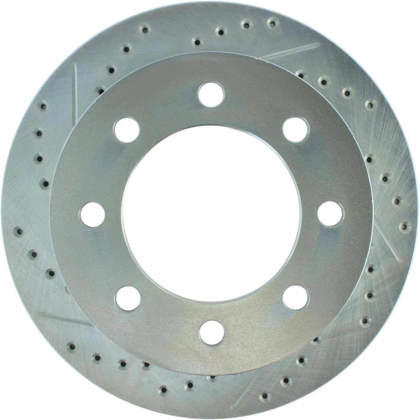 StopTech Select Sport Drilled And Slotted Brake Rotor; Front Right