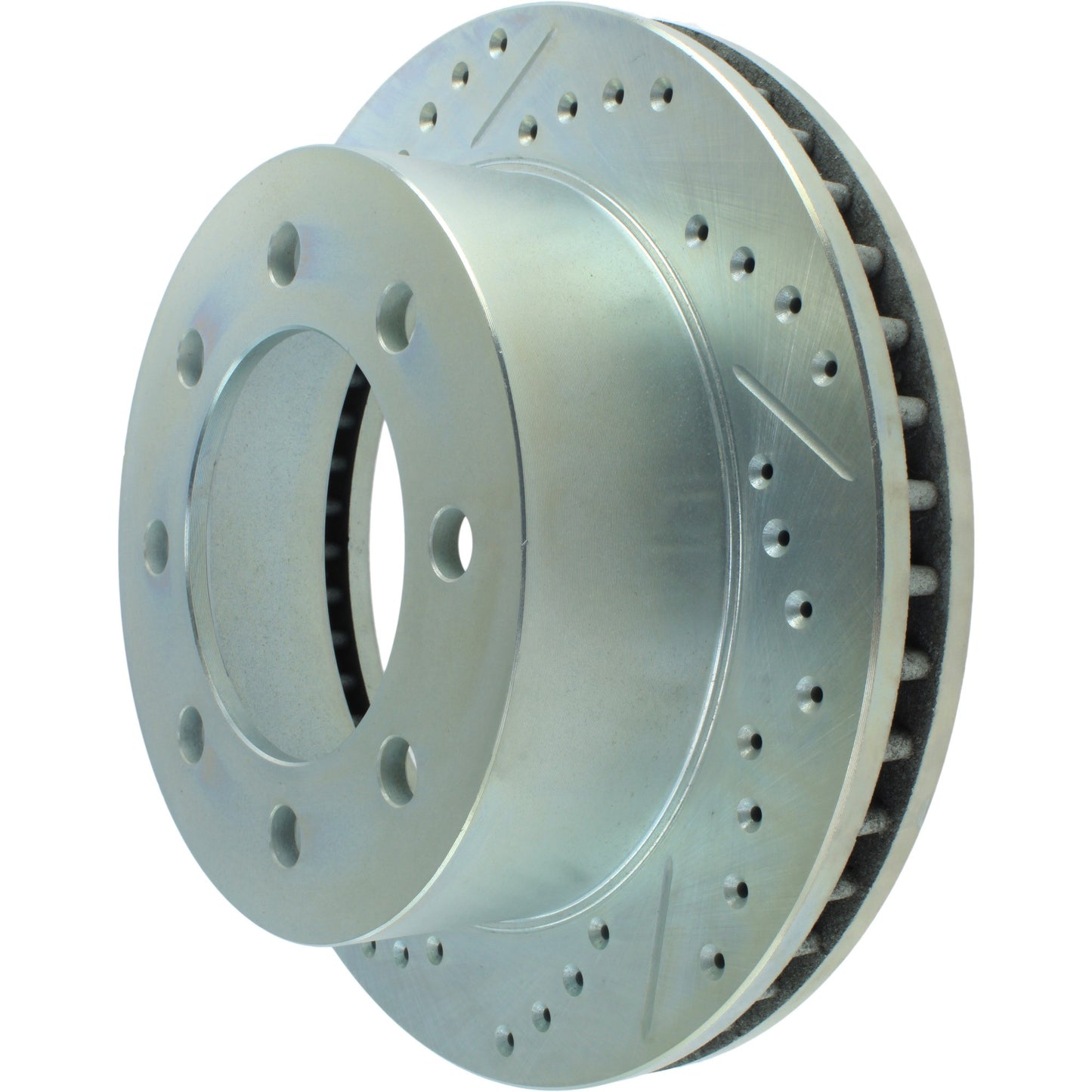 StopTech Select Sport Drilled And Slotted Brake Rotor; Front Right