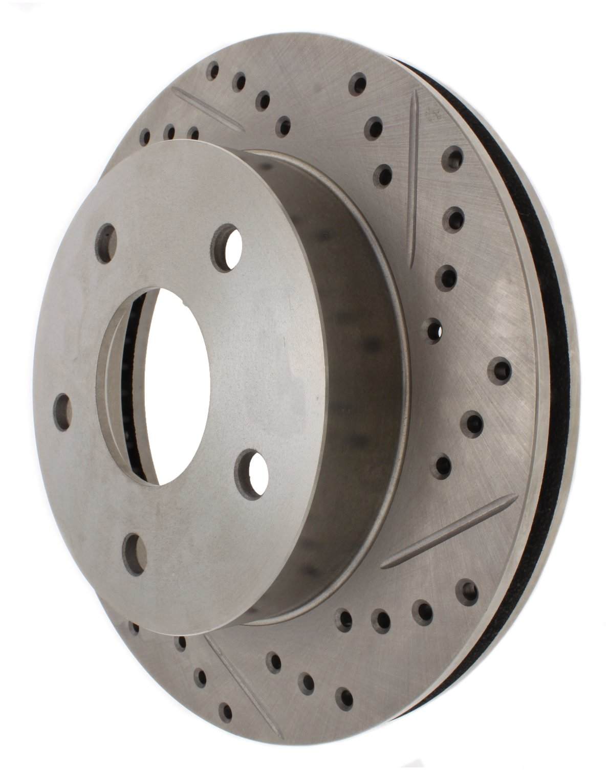 StopTech  Select Sport Drilled And Slotted Brake Rotor; Front Left