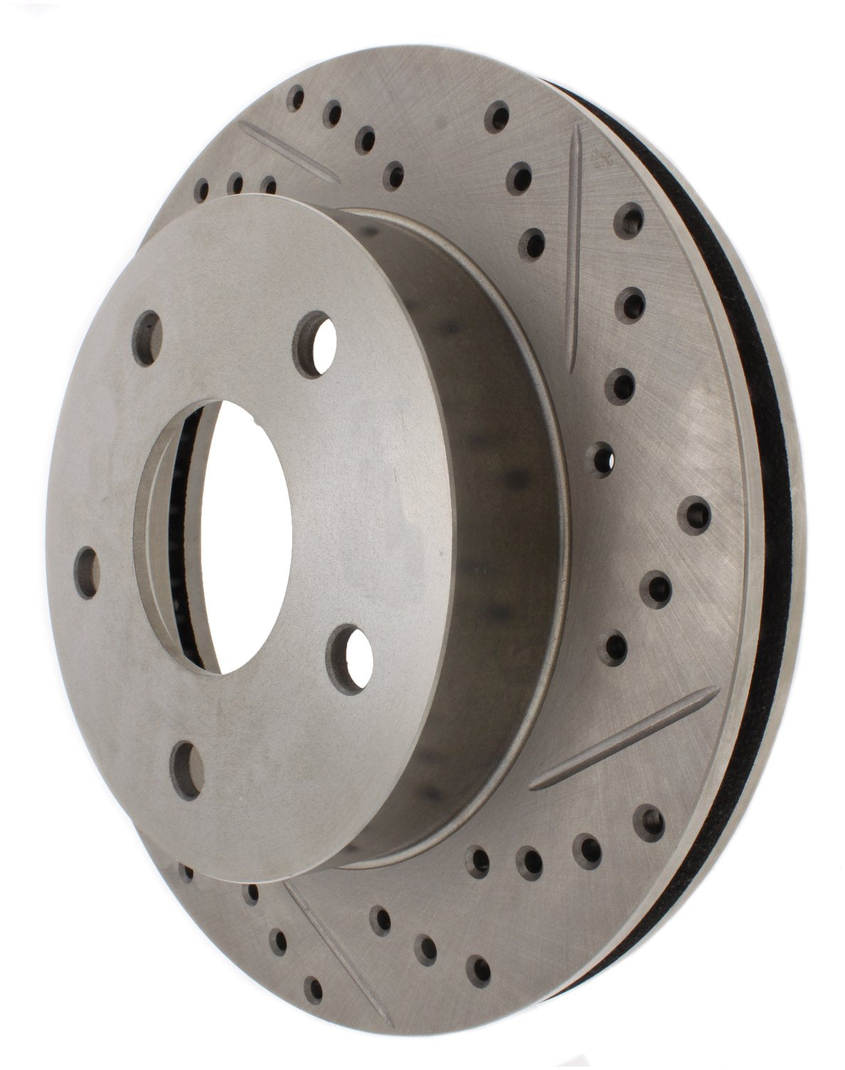 StopTech  Select Sport Drilled And Slotted Brake Rotor; Front Left