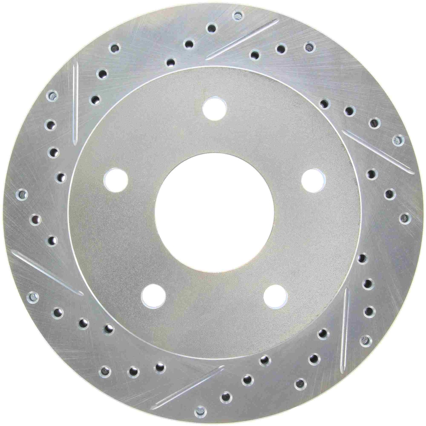 StopTech Select Sport Drilled And Slotted Brake Rotor; Front Right