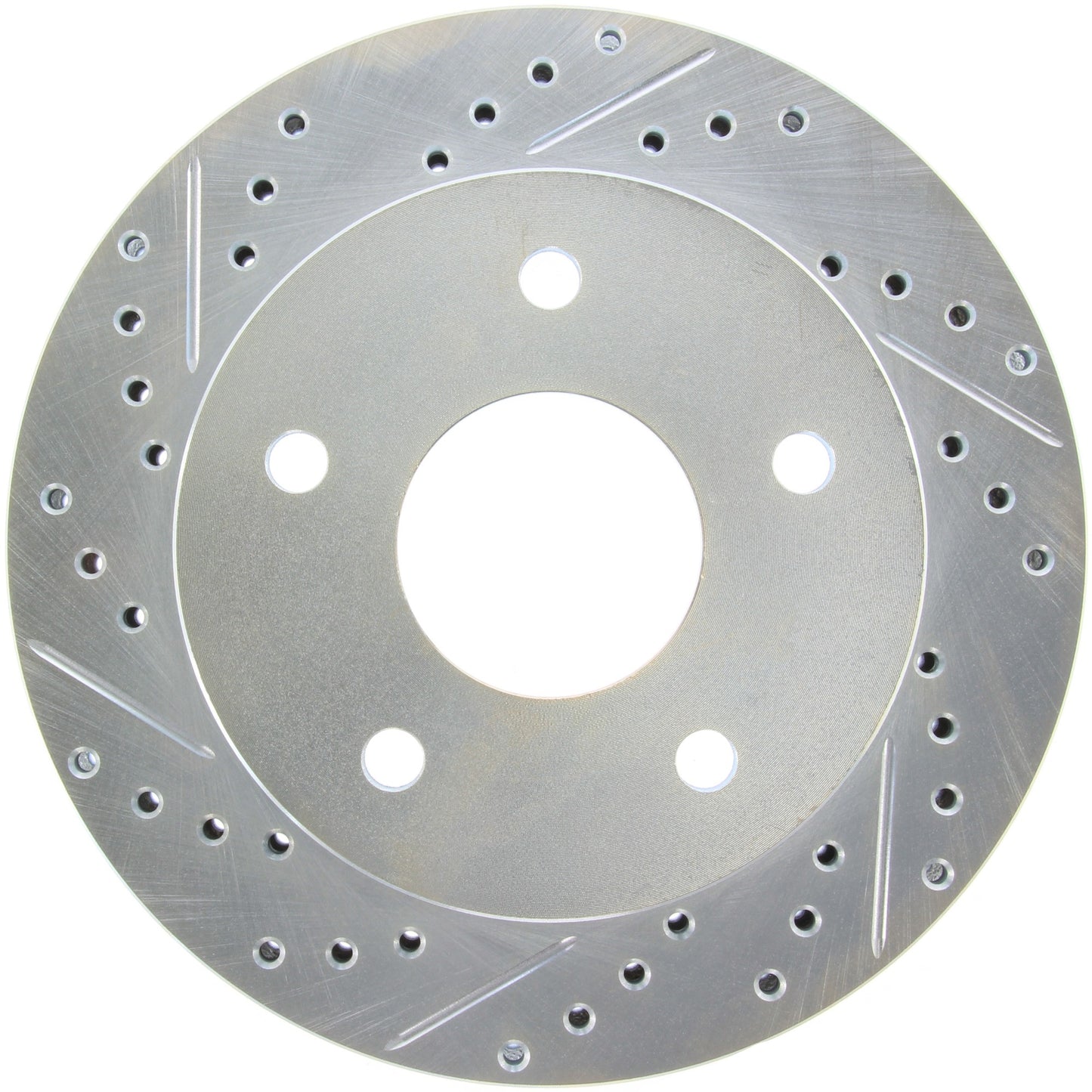 StopTech Select Sport Drilled And Slotted Brake Rotor; Front Right