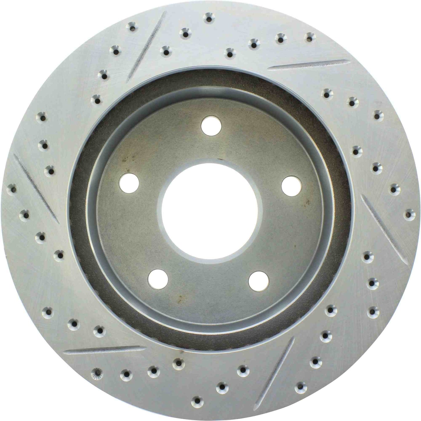 StopTech Select Sport Drilled And Slotted Brake Rotor; Front Left