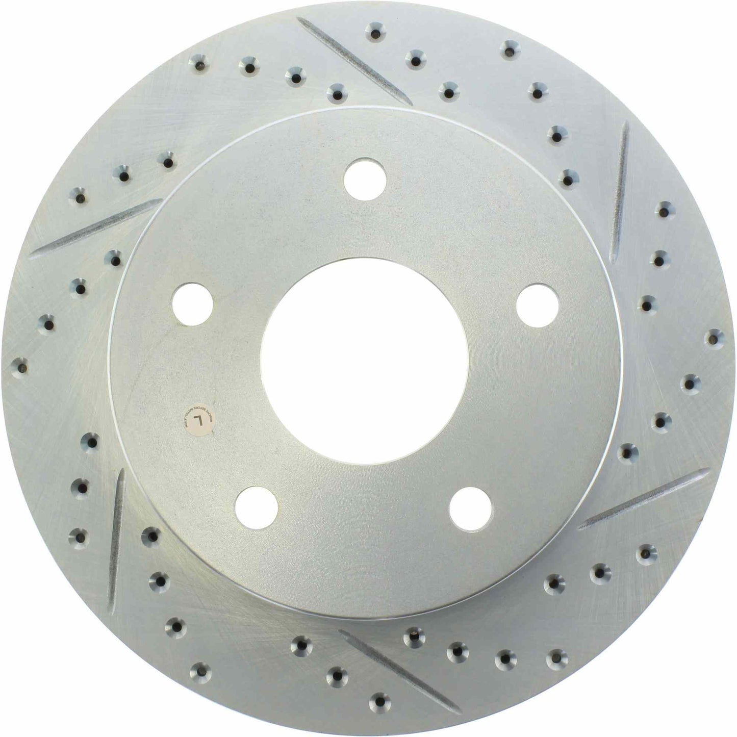 StopTech Select Sport Drilled And Slotted Brake Rotor; Front Left