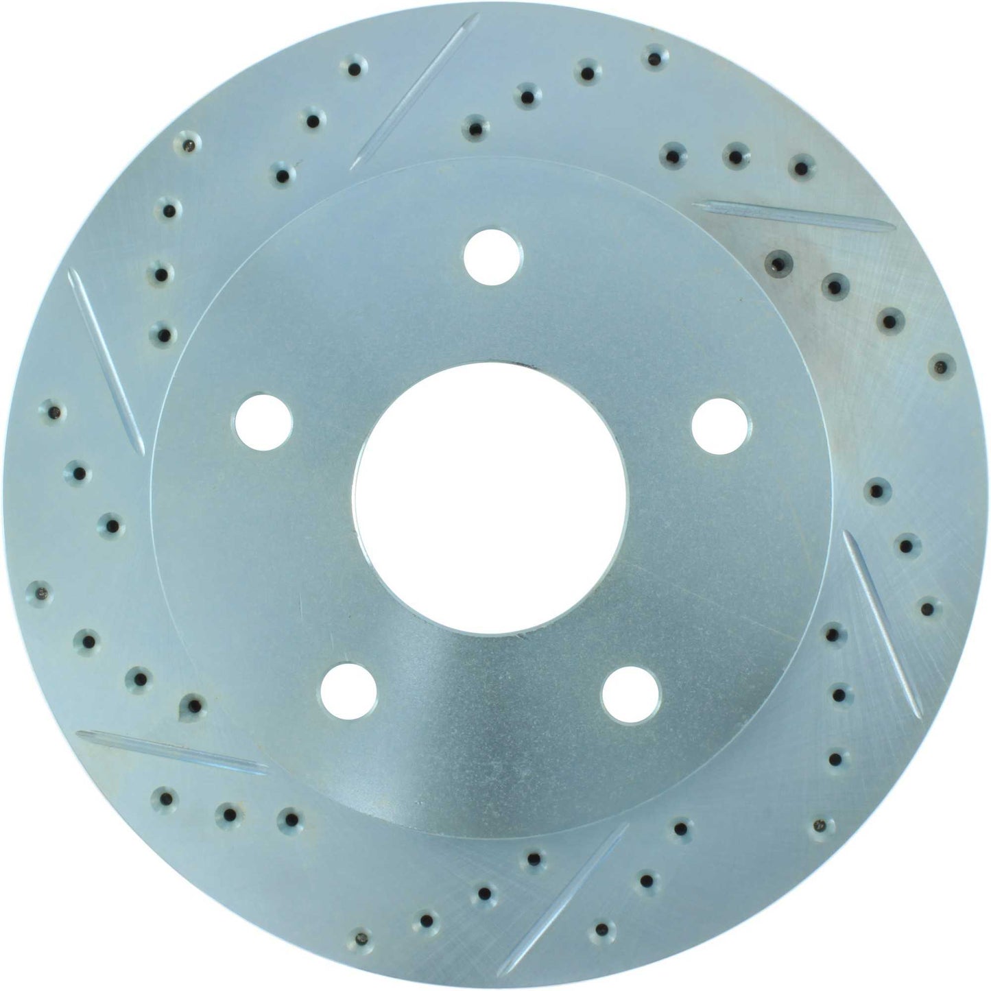 StopTech Select Sport Drilled And Slotted Brake Rotor; Front Right