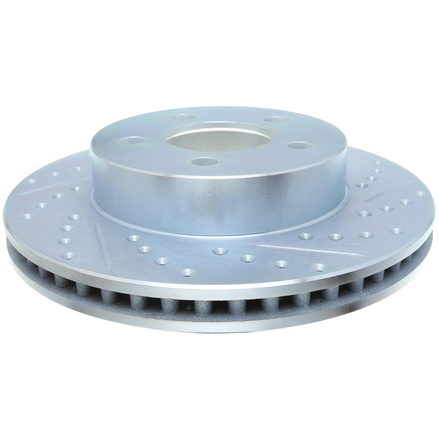 StopTech Select Sport Drilled And Slotted Brake Rotor; Front Left