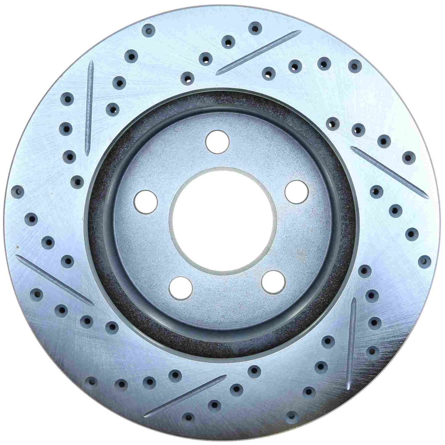 StopTech Select Sport Drilled And Slotted Brake Rotor; Front Left