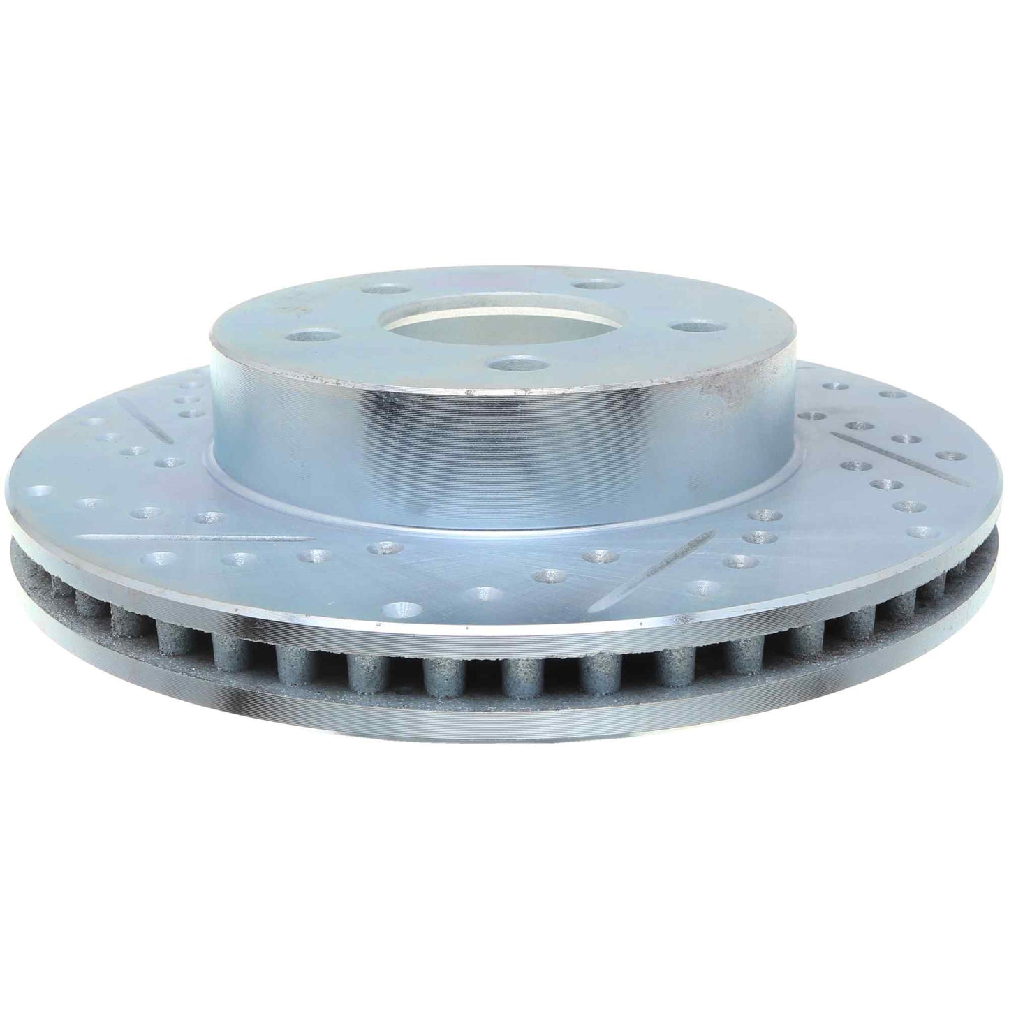 StopTech Select Sport Drilled And Slotted Brake Rotor; Front Right