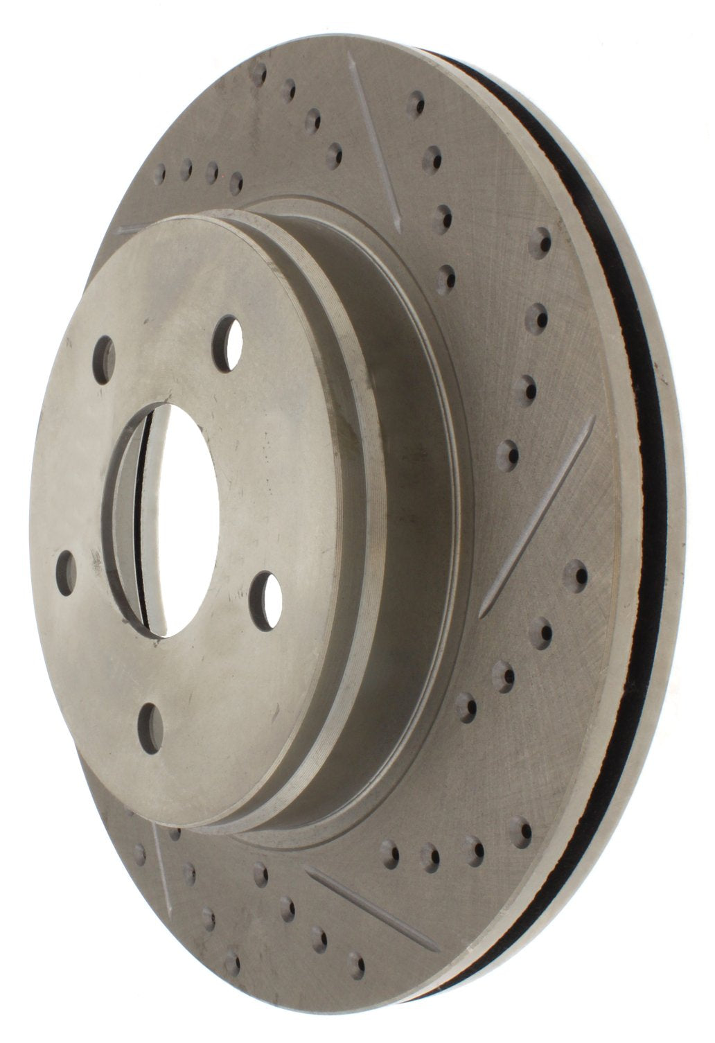 StopTech  Select Sport Drilled And Slotted Brake Rotor; Front Left