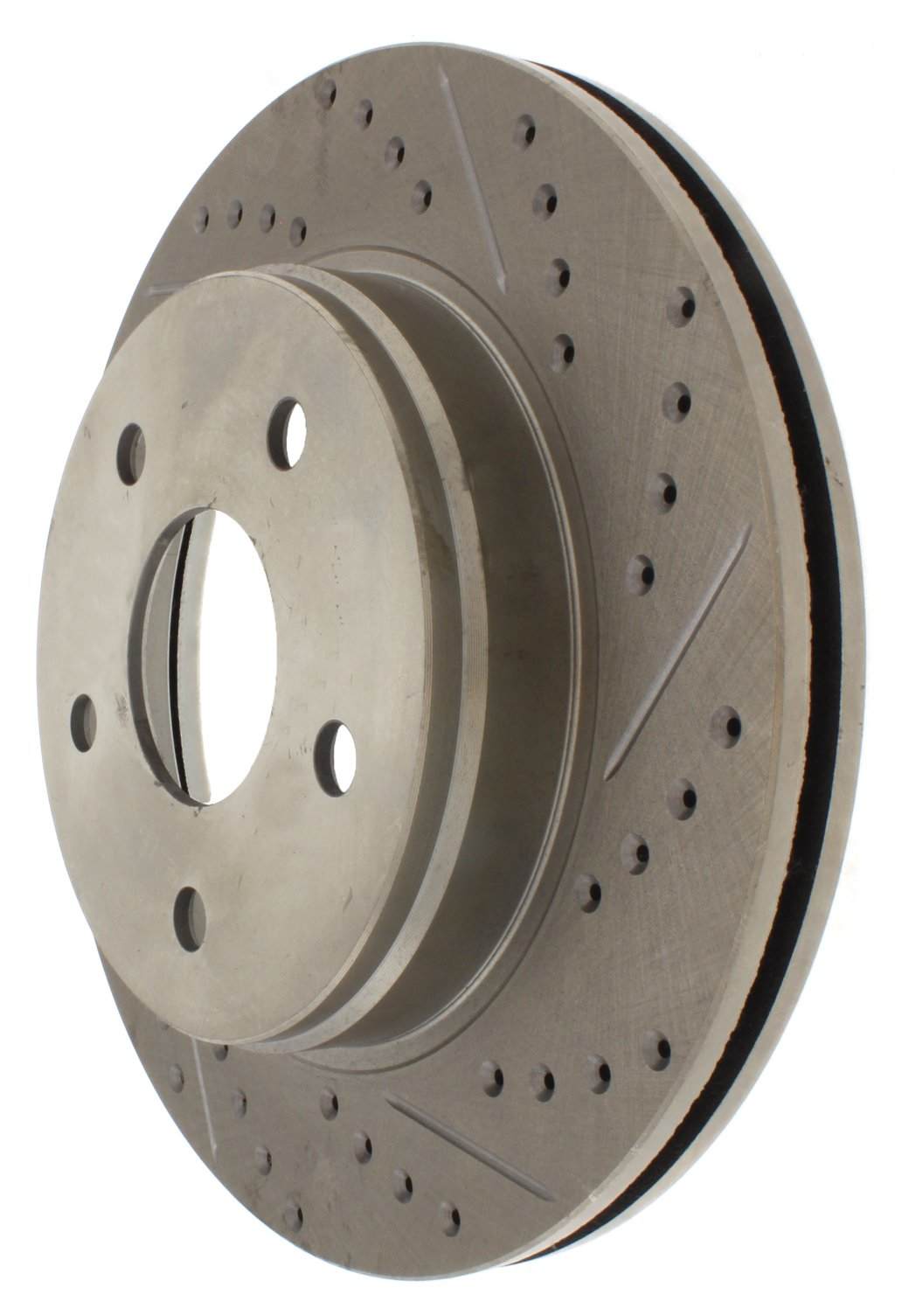 StopTech  Select Sport Drilled And Slotted Brake Rotor; Front Left