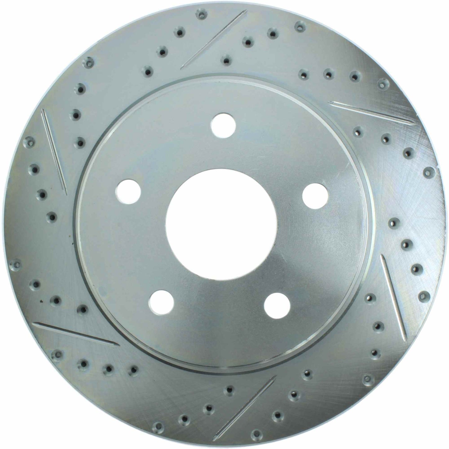 StopTech Select Sport Drilled And Slotted Brake Rotor; Front Right