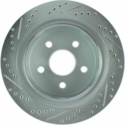 StopTech Select Sport 02-03 & 07-01 Dodge Ram 1500 / 04-09 Durango Slotted/Drilled Left Rear Rotor 227.67054L