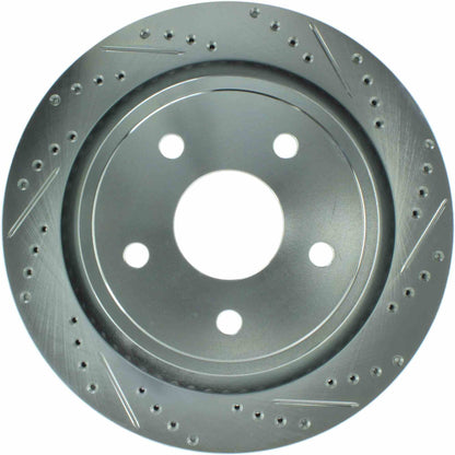 StopTech Select Sport 02-03 & 07-01 Dodge Ram 1500 / 04-09 Durango Slotted/Drilled Left Rear Rotor 227.67054L