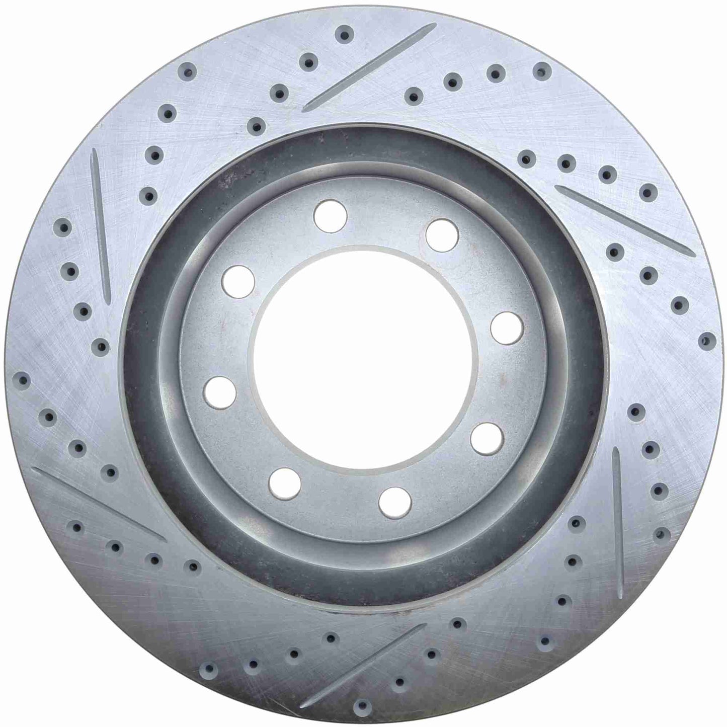 StopTech Select Sport Drilled And Slotted Brake Rotor; Front Left