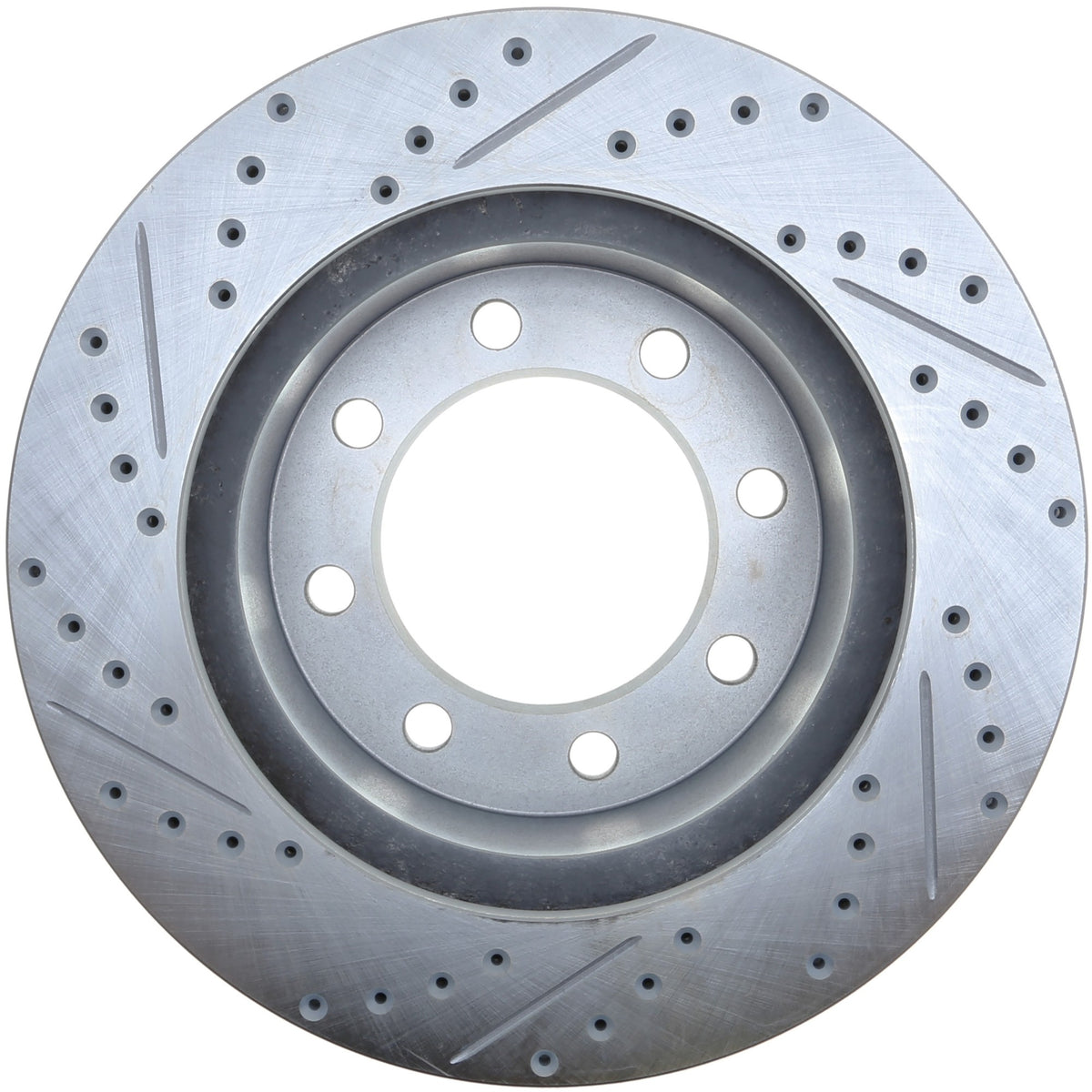 StopTech Select Sport Drilled And Slotted Brake Rotor; Front Left
