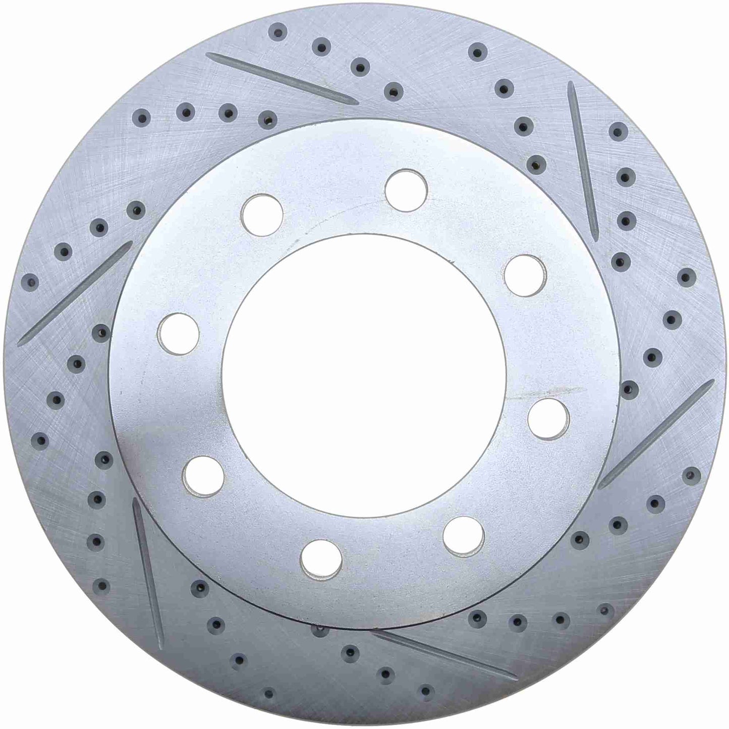 StopTech Select Sport Drilled And Slotted Brake Rotor; Front Left