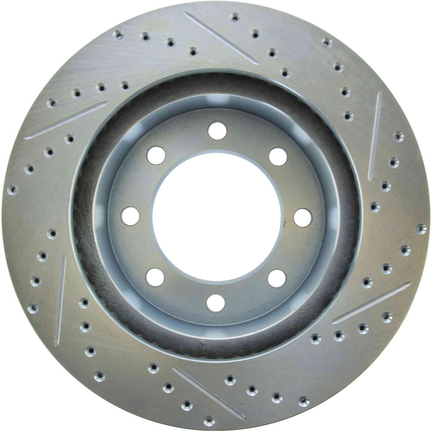 StopTech Select Sport Drilled And Slotted Brake Rotor; Front Right