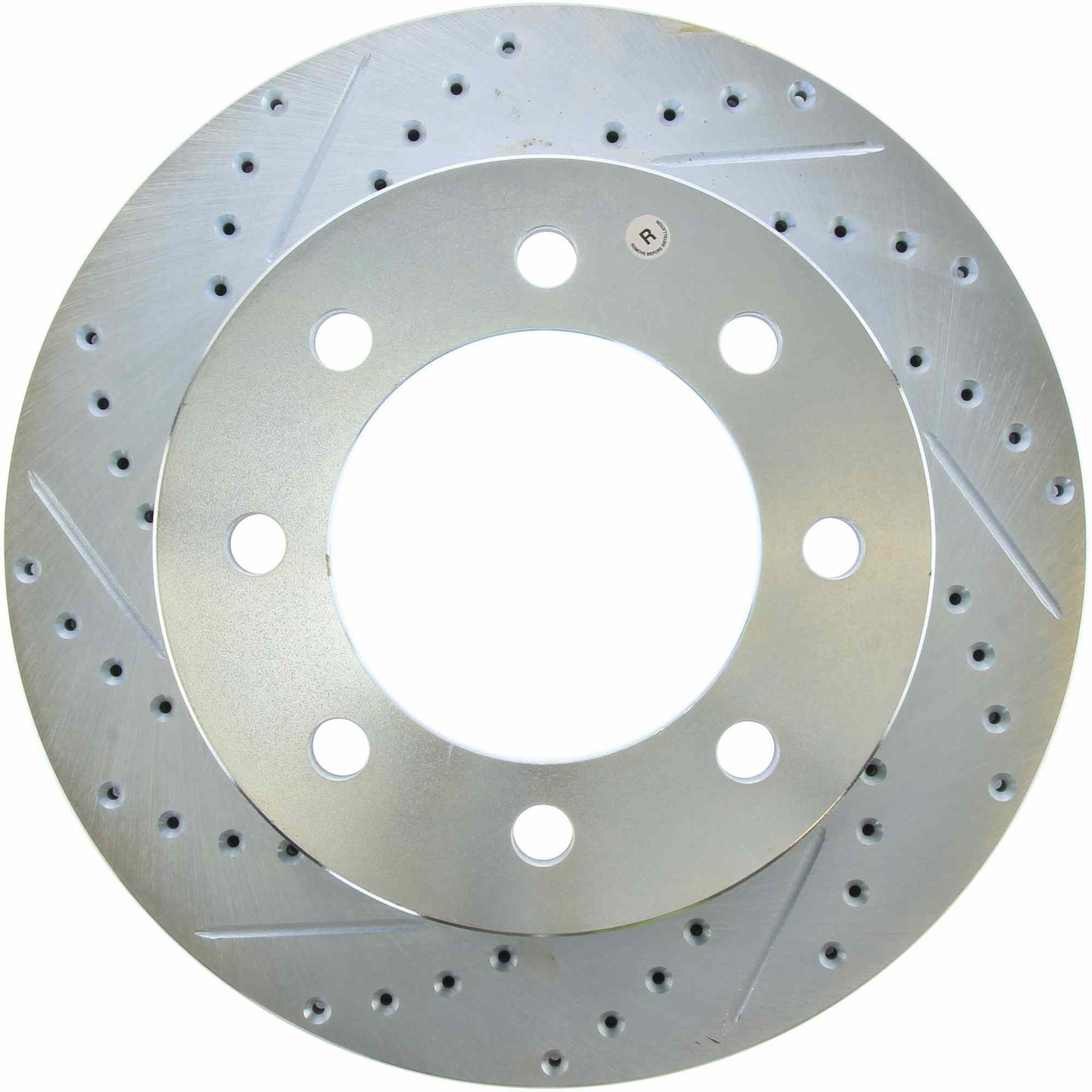 StopTech Select Sport Drilled And Slotted Brake Rotor; Front Right