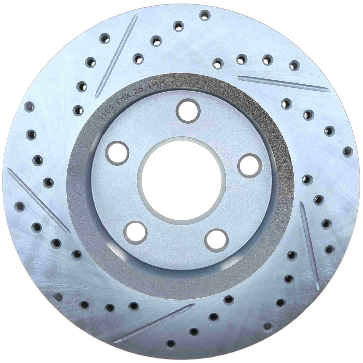 StopTech Select Sport Drilled And Slotted Brake Rotor; Front Left