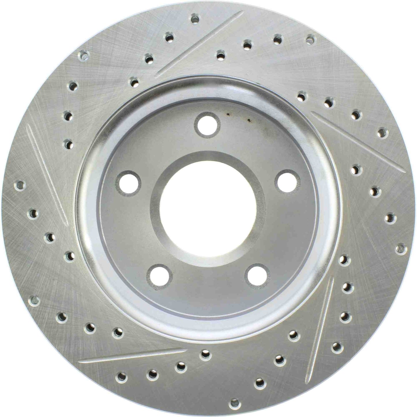 StopTech Select Sport Drilled And Slotted Brake Rotor; Front Left